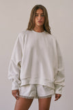 Sloane Oversized Pocket Crewneck