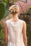 Mae Stripe Side Button Tank