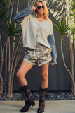 Kinsley Camo Cuffed Shorts