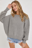 Monique Oversized Sweater - Grey