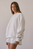 Sloane Oversized Pocket Crewneck