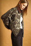 CAMO BOMBER JACKET