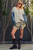 Kinsley Camo Cuffed Shorts