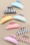 Stripe Claw Clip