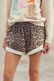 Kinsley Leopard Cuffed Shorts