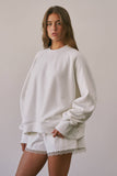 Sloane Oversized Pocket Crewneck