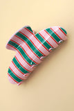 Stripe Claw Clip