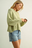 BALLOON SLEEVE SWEATER