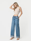 Kit Baggy Cuffed Denim
