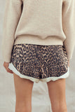 Kinsley Leopard Cuffed Shorts