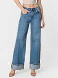 Kit Baggy Cuffed Denim