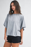 Zara Top: Gray