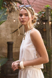 Mae Stripe Side Button Tank