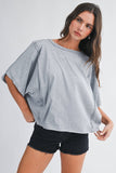 Zara Top: Gray