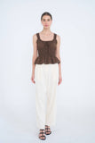 Thea Ruffled Front Tank