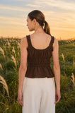 Thea Ruffled Front Tank