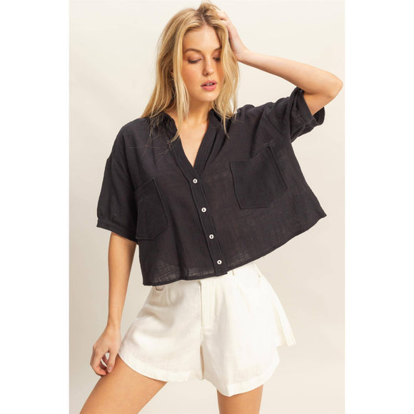 Zoey Button Up