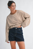 Vivian Stripe Long Sleeve Top