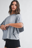 Zara Top: Gray