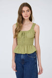 Thea Ruffled Front Tank