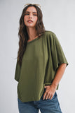 Zara Top: Olive