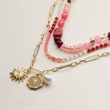 Layered Necklace - Rainbow