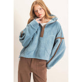 Fleece Pullover -PISTACHIO
