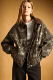 CAMO BOMBER JACKET