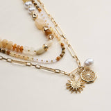 Layered Necklace - Rainbow