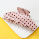 Polka Dot Claw Clip