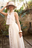 Mae Stripe Side Button Tank