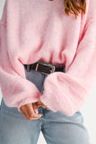 Mae V-Neck Sweater -  Red
