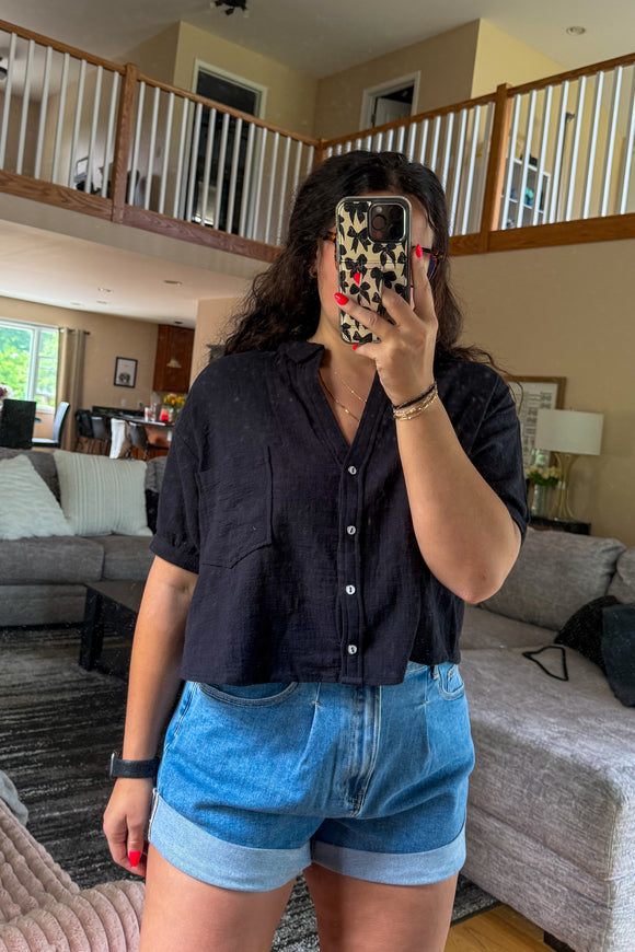Zoey Button Up