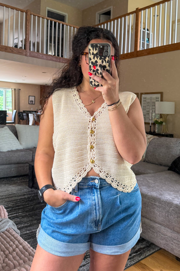 Ila Button Down Top
