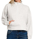 Lennon Scuba Pullover - Heather Grey