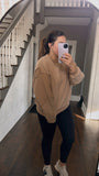 Ellia Sweatshirt: Caramel