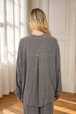 Noah Crinkle Button Down