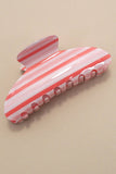 Stripe Claw Clip