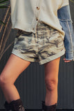 Kinsley Camo Cuffed Shorts