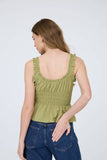 Thea Ruffled Front Tank