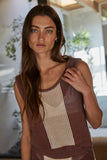 Jolie Knit Crochet Tank