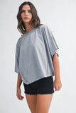 Zara Top: Gray