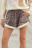 Kinsley Leopard Cuffed Shorts