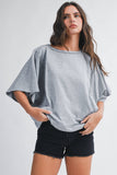 Zara Top: Gray