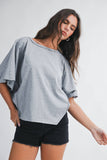 Zara Top: Gray