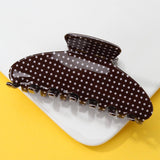Polka Dot Claw Clip