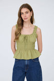Thea Ruffled Front Tank