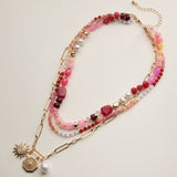 Layered Necklace - Rainbow