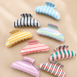 Stripe Claw Clip