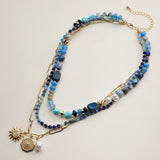 Layered Necklace - Rainbow